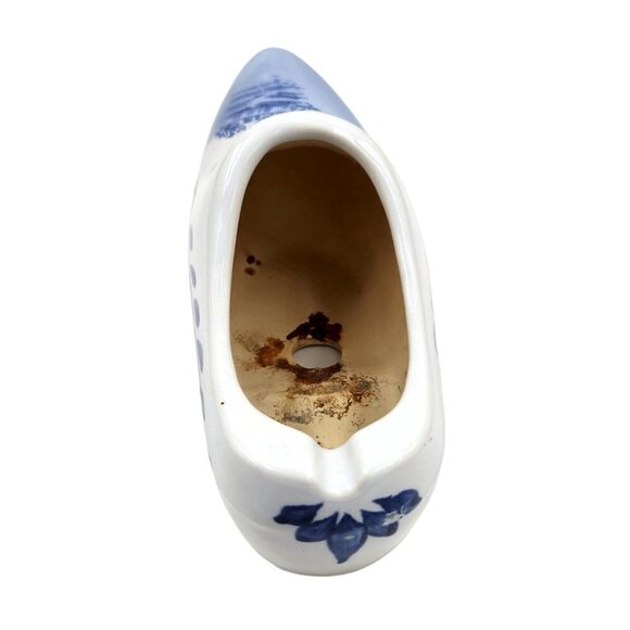 Nurserymens Exchange , Dutch Shoe, Delft Blue and White Clog - Picture 3 of 10
